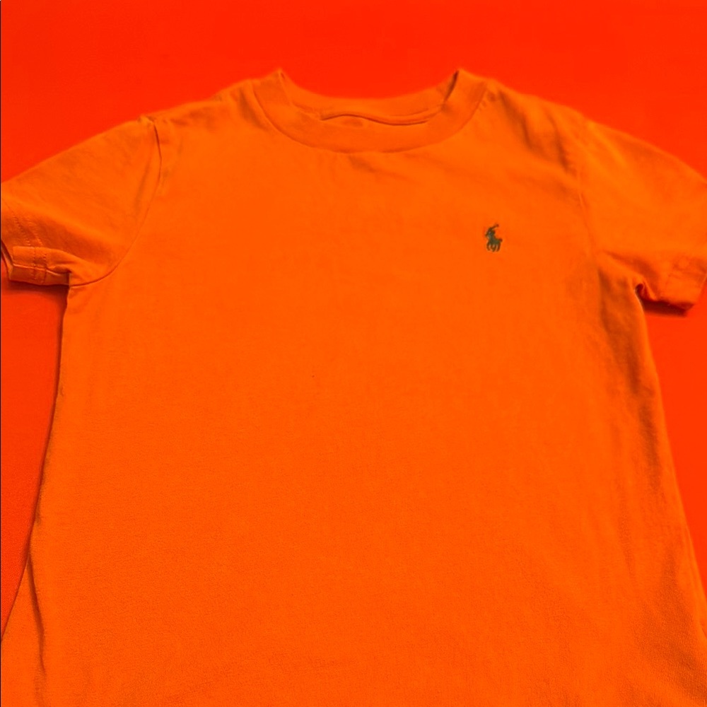 Great condition boys Polo by Ralph Lauren boys Orange shirt